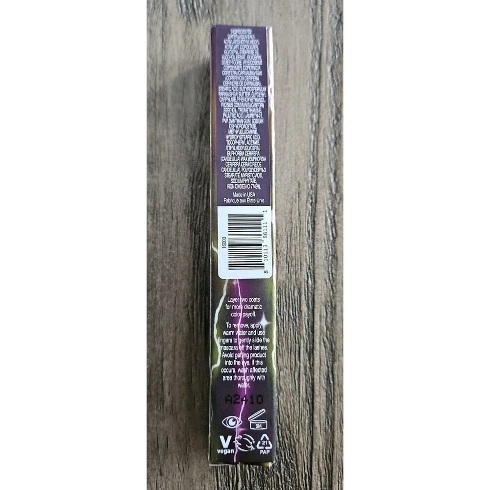 HALF MAGIC Eyelectric Extreme Lengthening Mascara URCHIN Black Full Size New